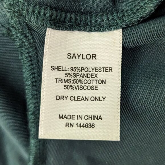 SAYLOR Emerald Green Delfina Velvet Top M NEW Revolve - Picture 4 of 7